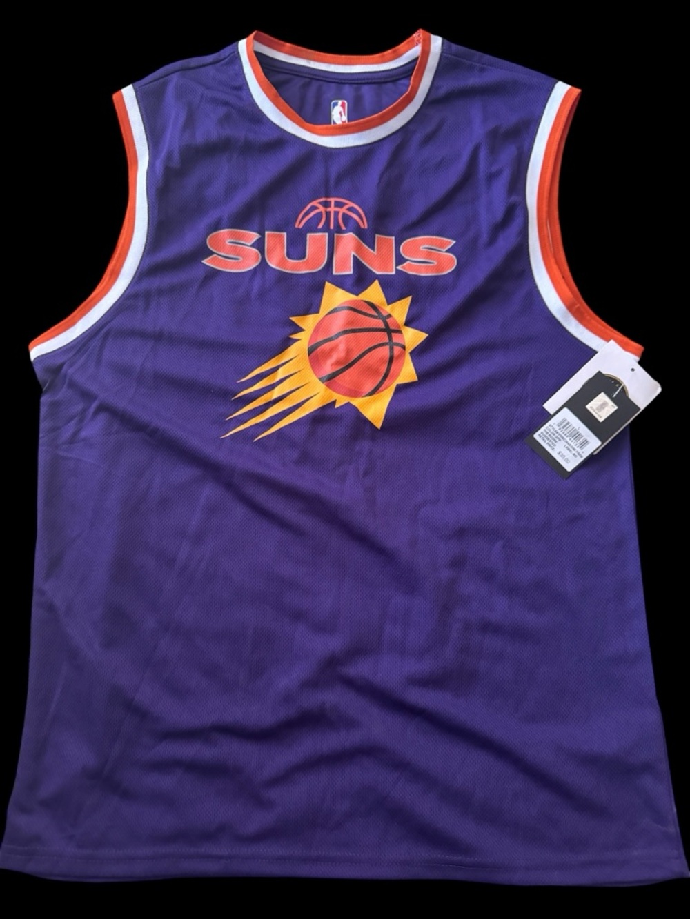 New NBA Phoenix Suns Purple Devon Booker Basketball Jersey shirt large